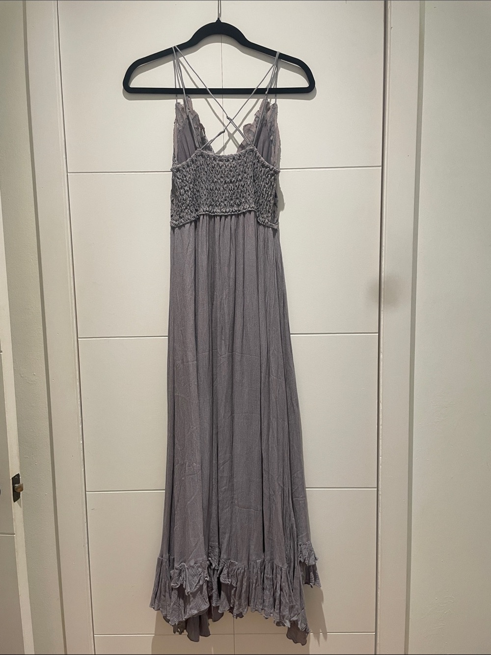 Free People Adella Slip Dress in Slate — Size Medium, New No Tags - Picture 9 of 9